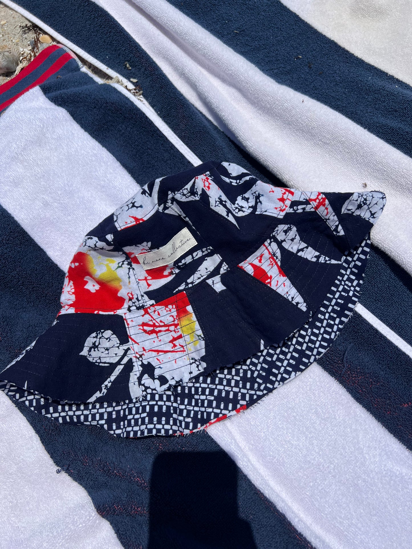 UPCYCLED YUKATA SUMMER HAT・NATSU 夏