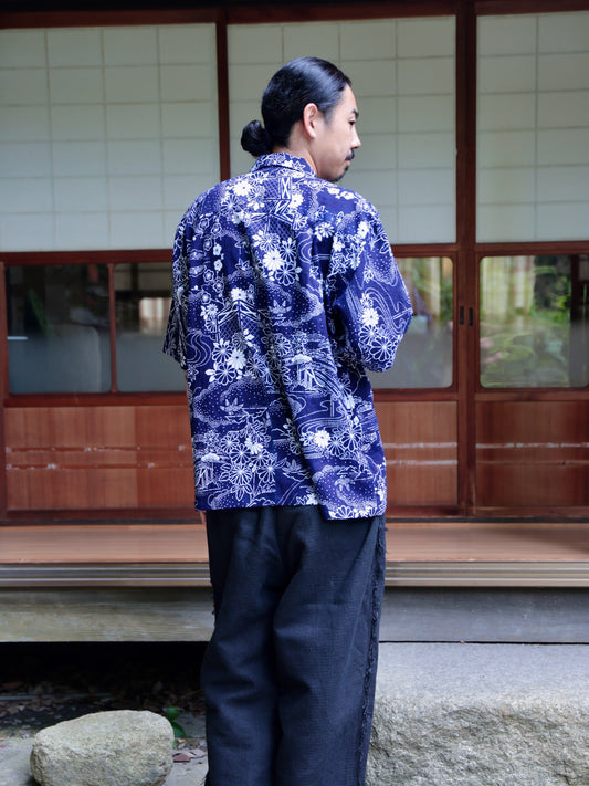 Yukata Aloha Shirt・NATSU NO YORU 夏の夜