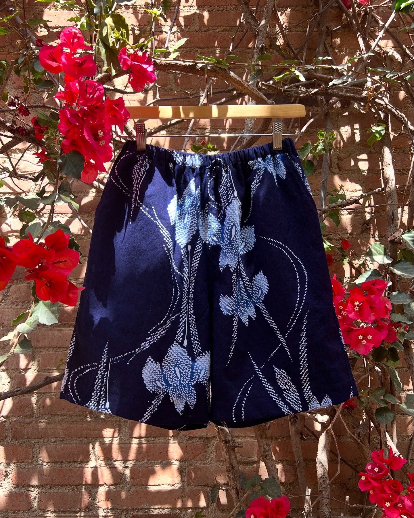 UPCYCLED YUKATA SHORTS・AYAME アヤメ