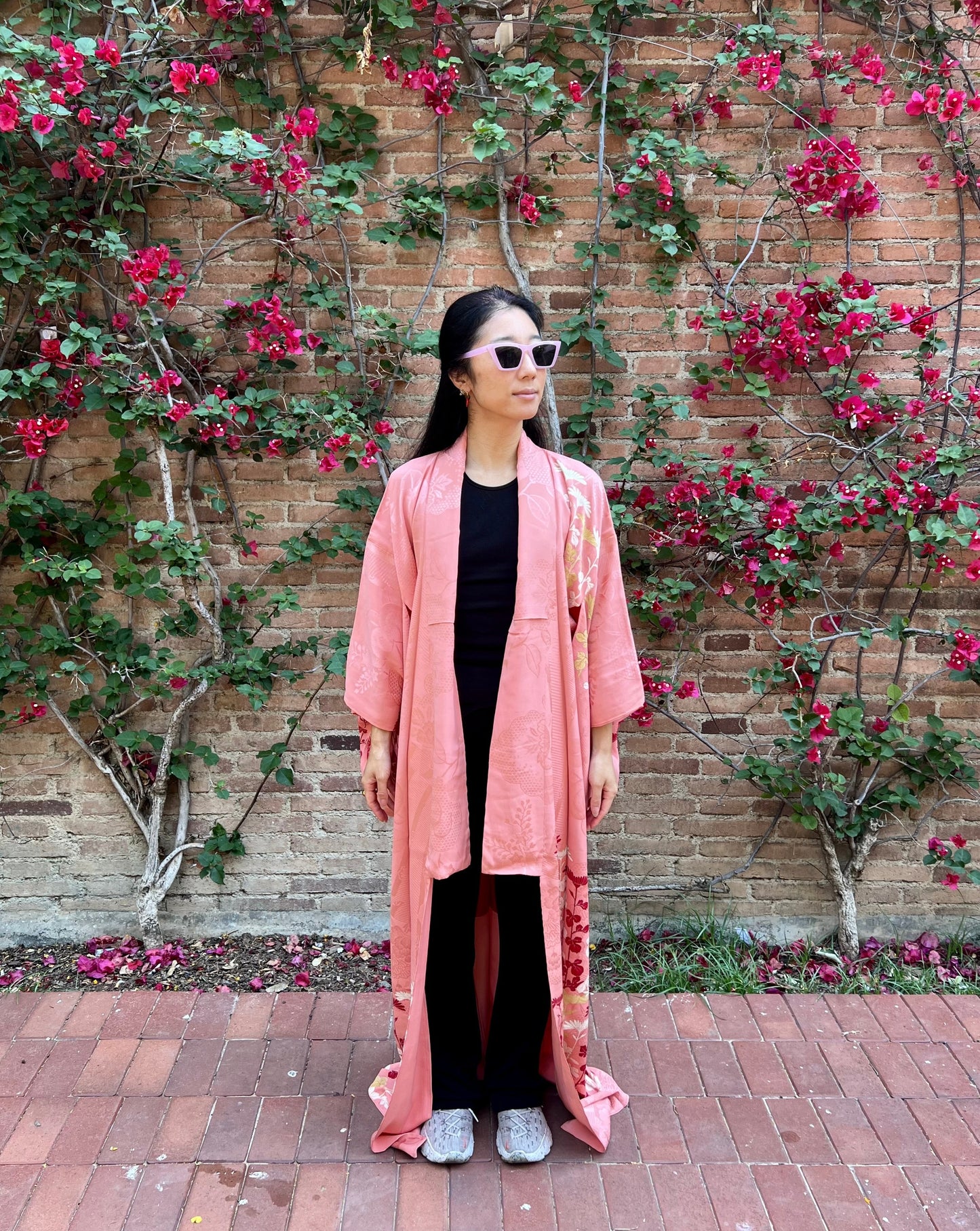 ANTIQUE KIMONO・MOMOIRO 桃色