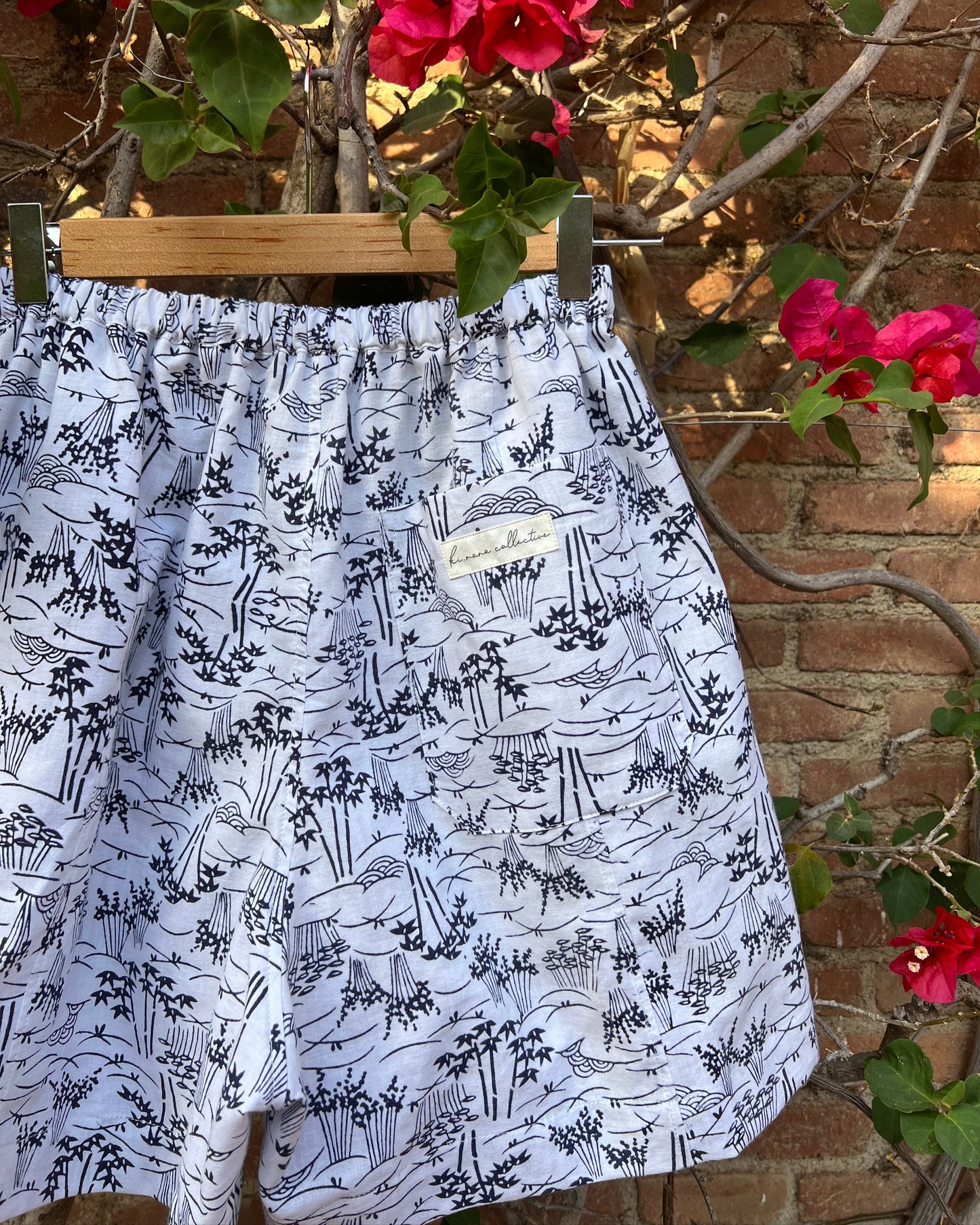 UPCYCLED YUKATA SHORTS・TANABATA 七夕