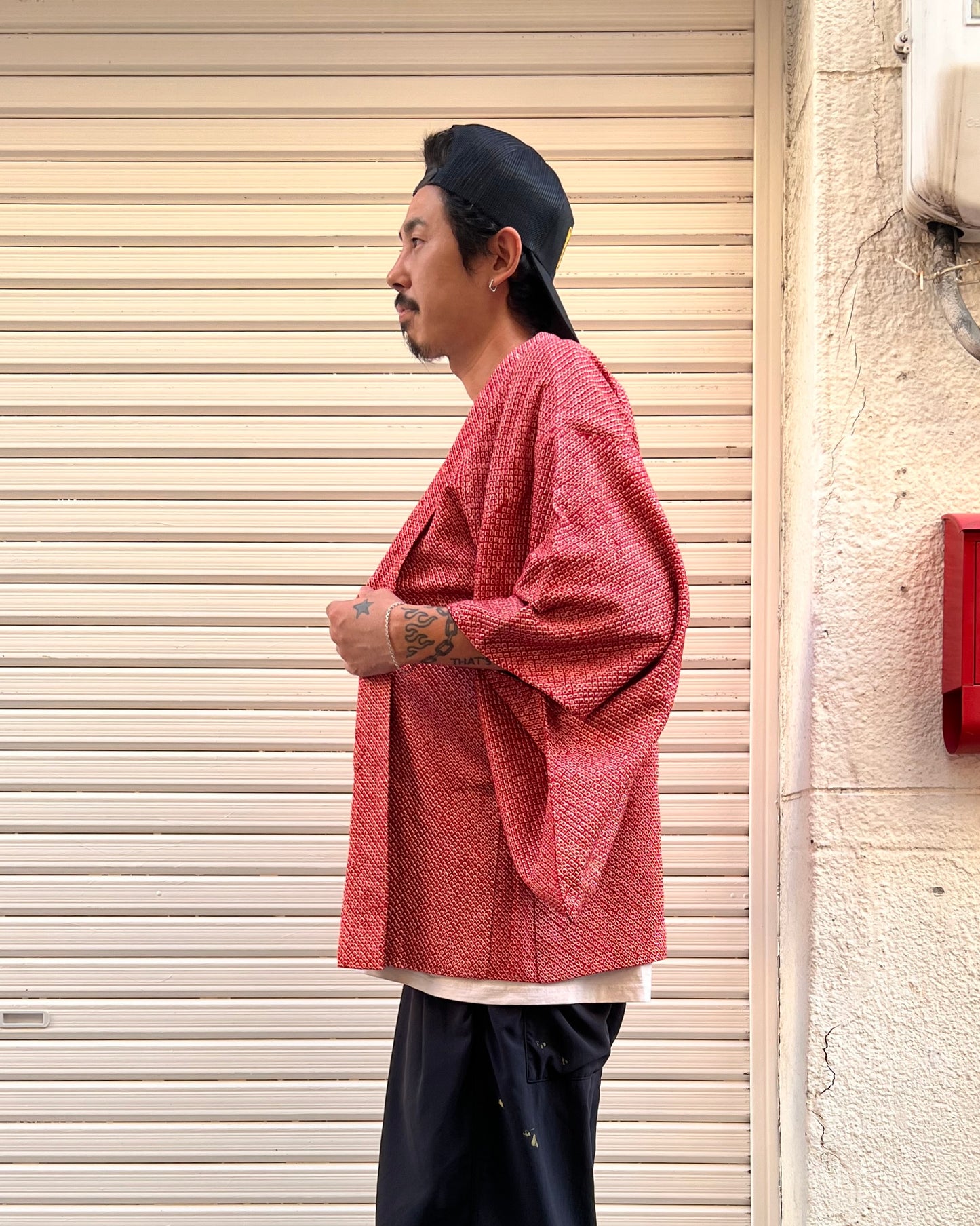 SHIBORI HAORI・AKAGUMI 紅組