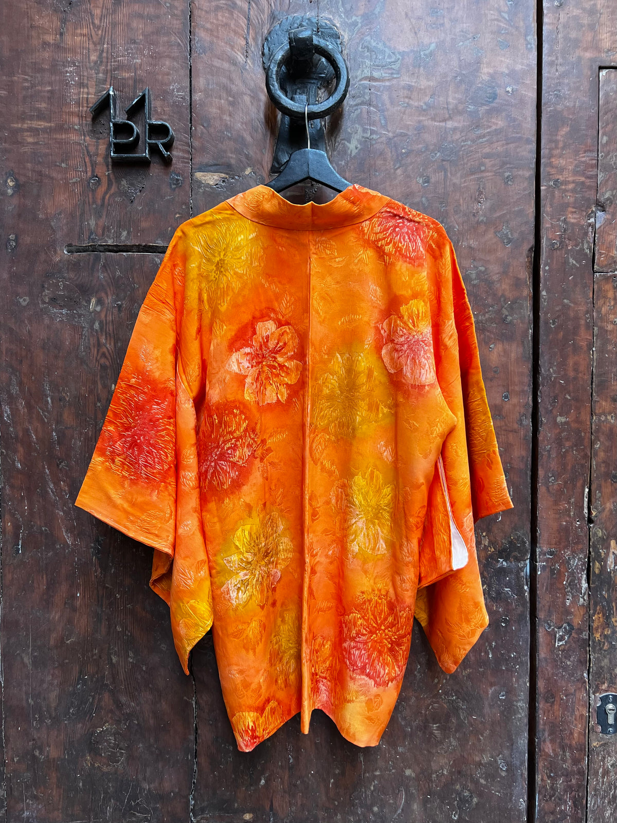 CHAQUETA HAORI VINTAGE DE SEDA・KAGEROU 陽炎
