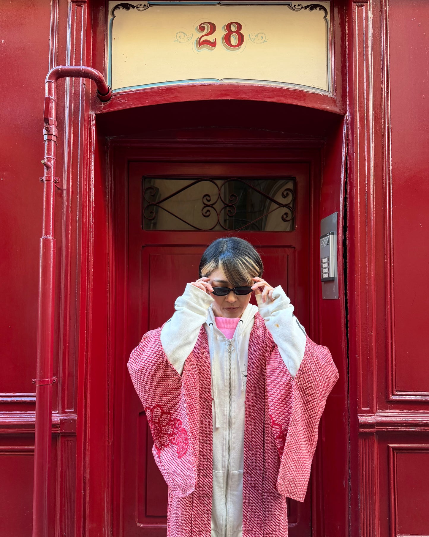 SHIBORI HAORI・RINGO-AME 林檎飴