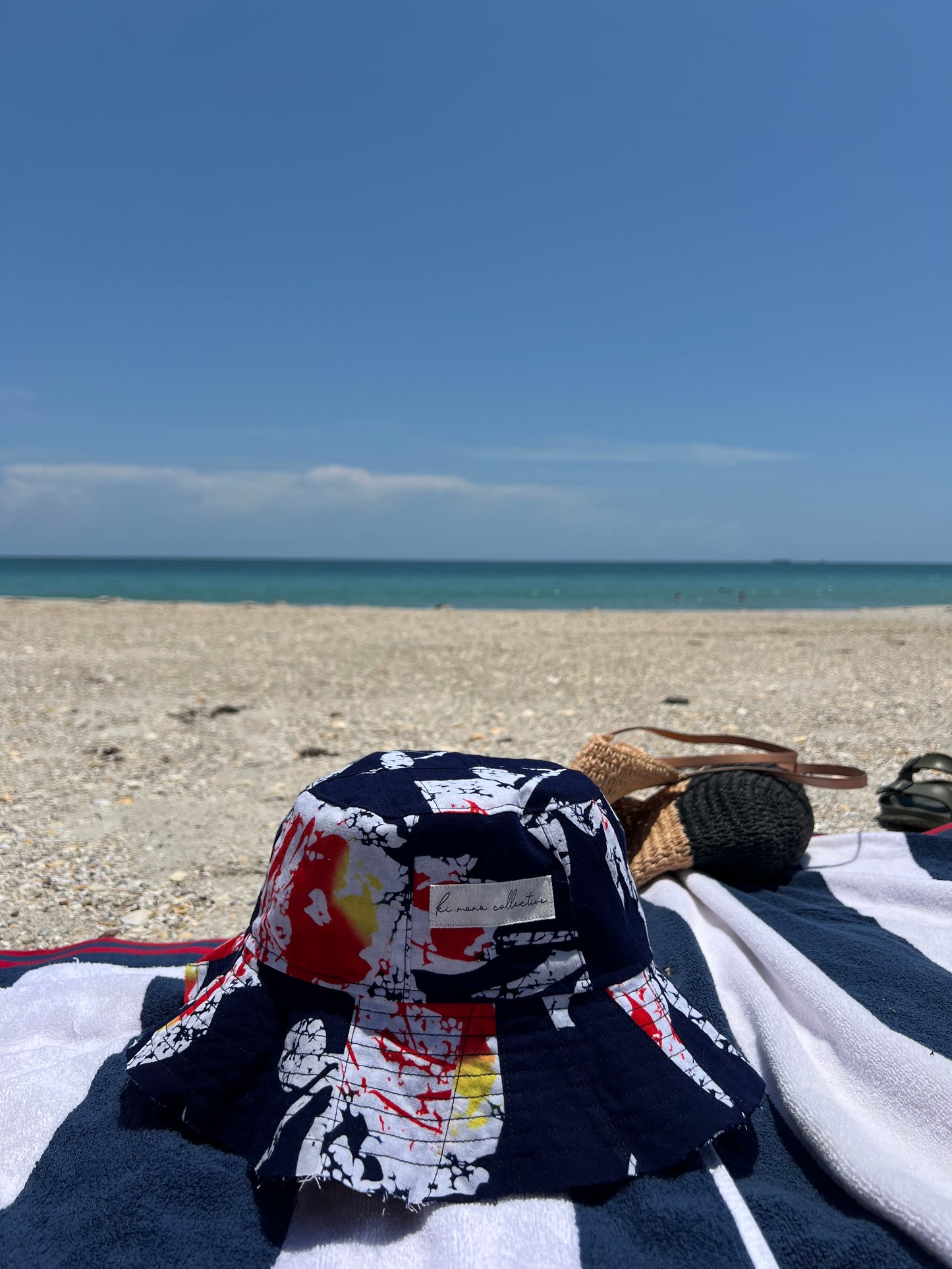 UPCYCLED YUKATA SUMMER HAT・NATSU 夏