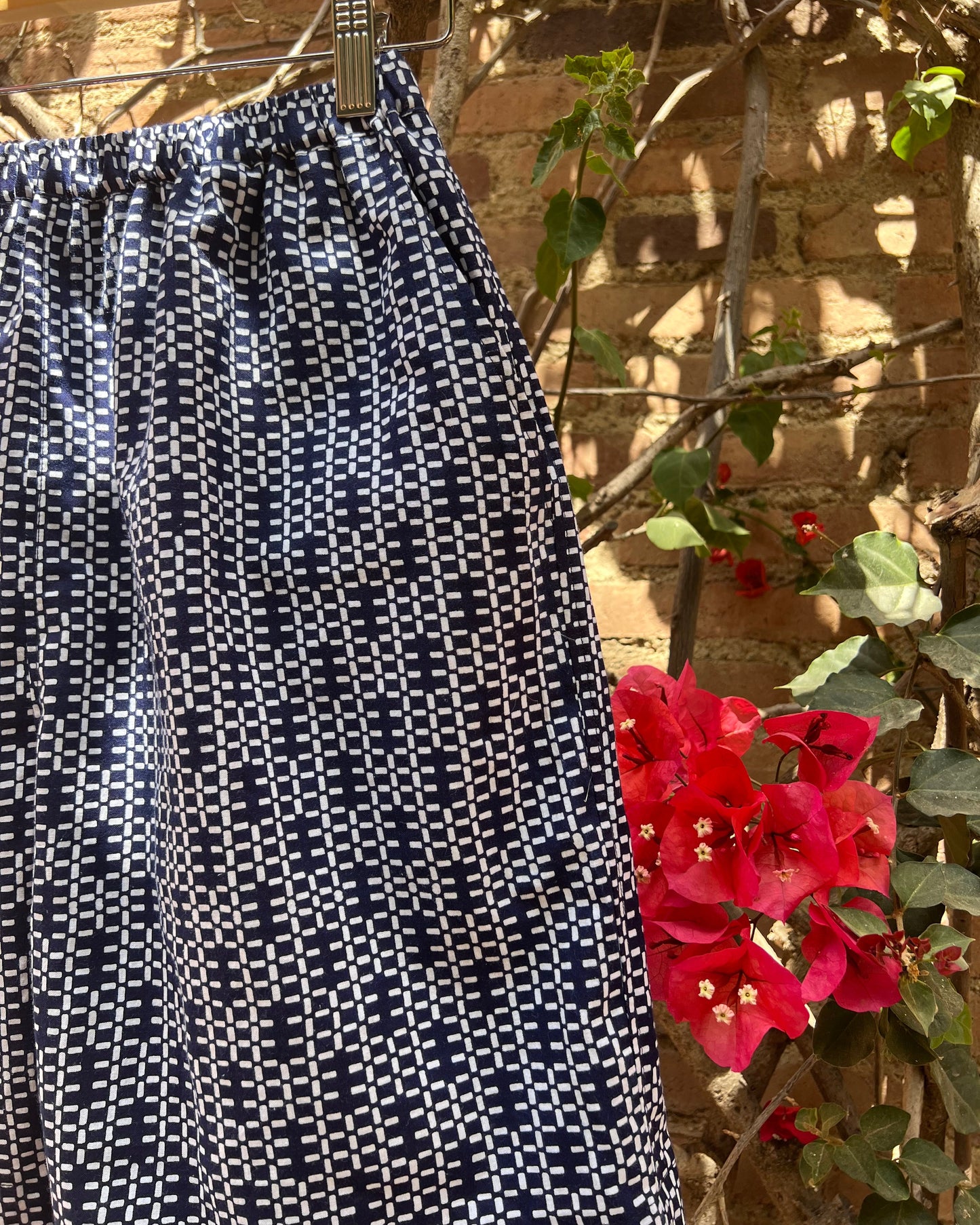 UPCYCLED YUKATA SHORTS・GEO