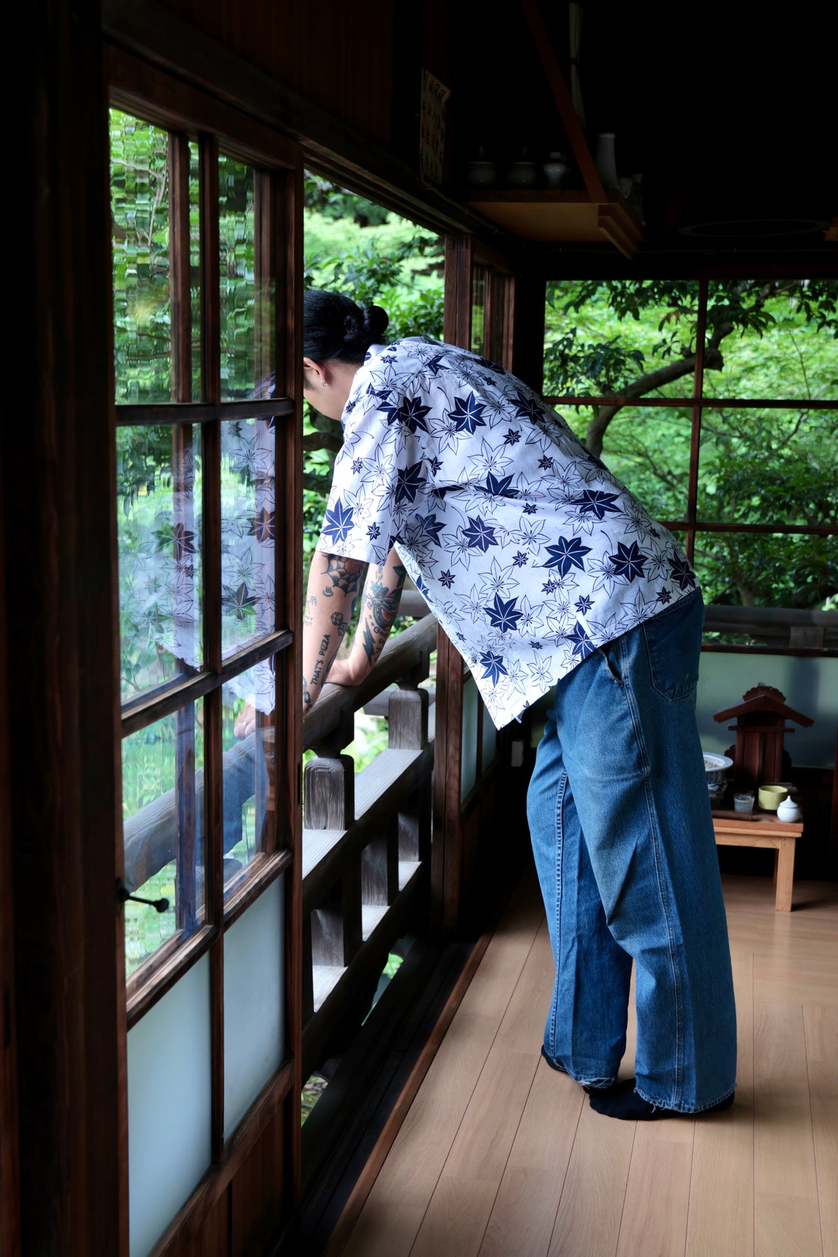 Yukata Aloha Shirt・KAZE 風