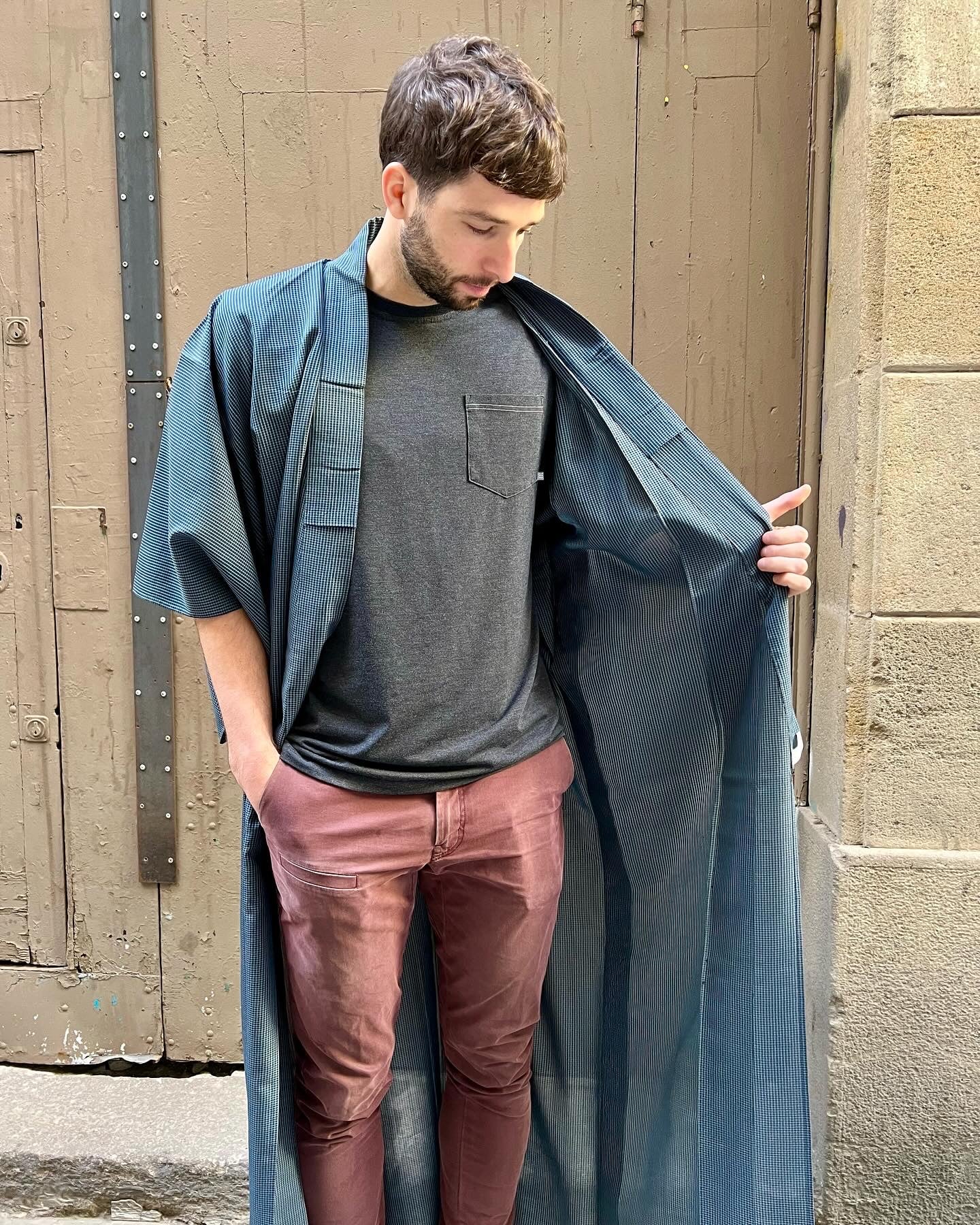 KIMONO DE HOMBRE / UNISEX・KONN 紺