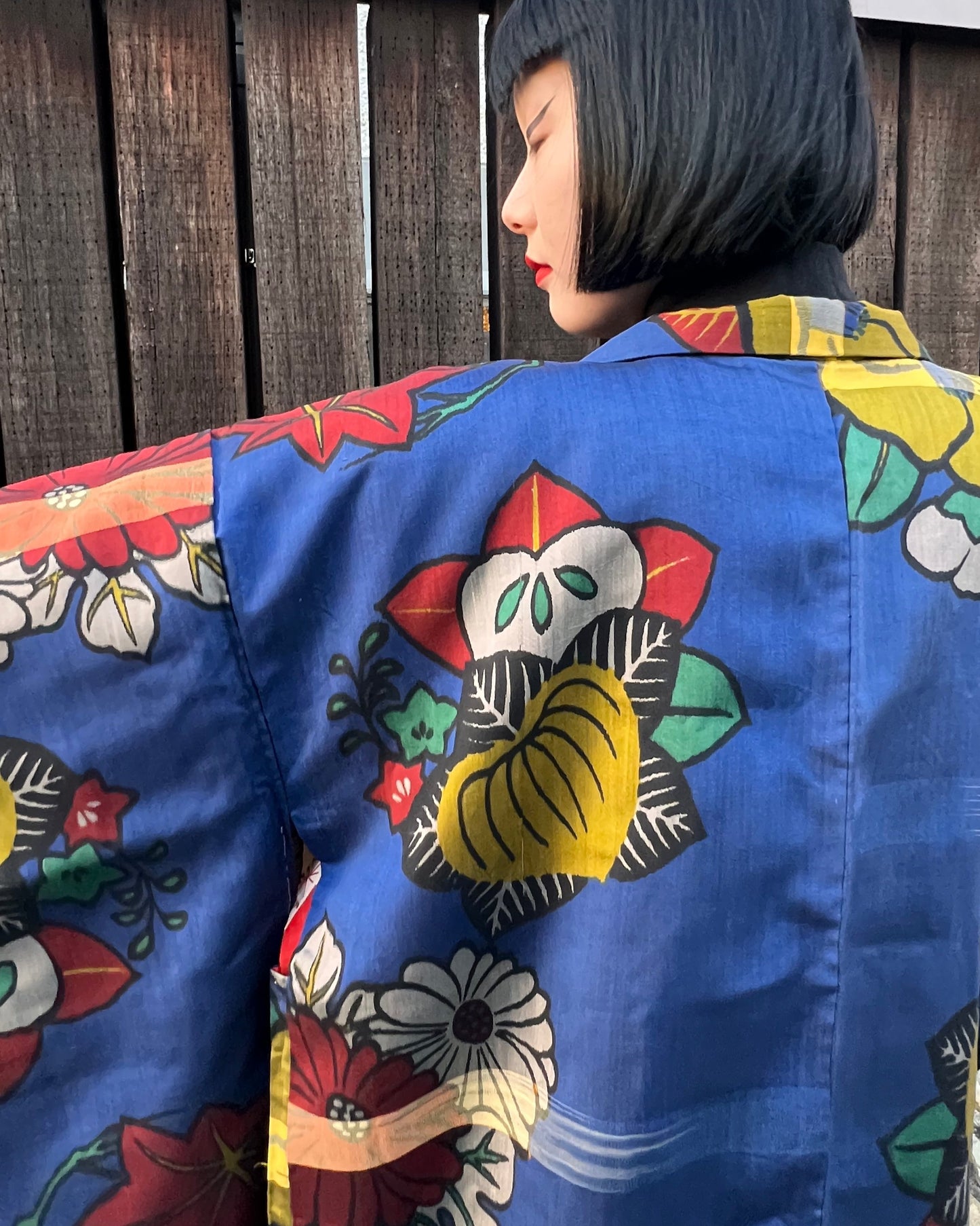 ANTIQUE HAORI・TSUBAKI TO KAEDE 椿と楓