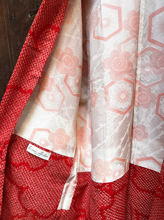 VINTAGE SILK HAORI JACKET・SHUKA 朱華
