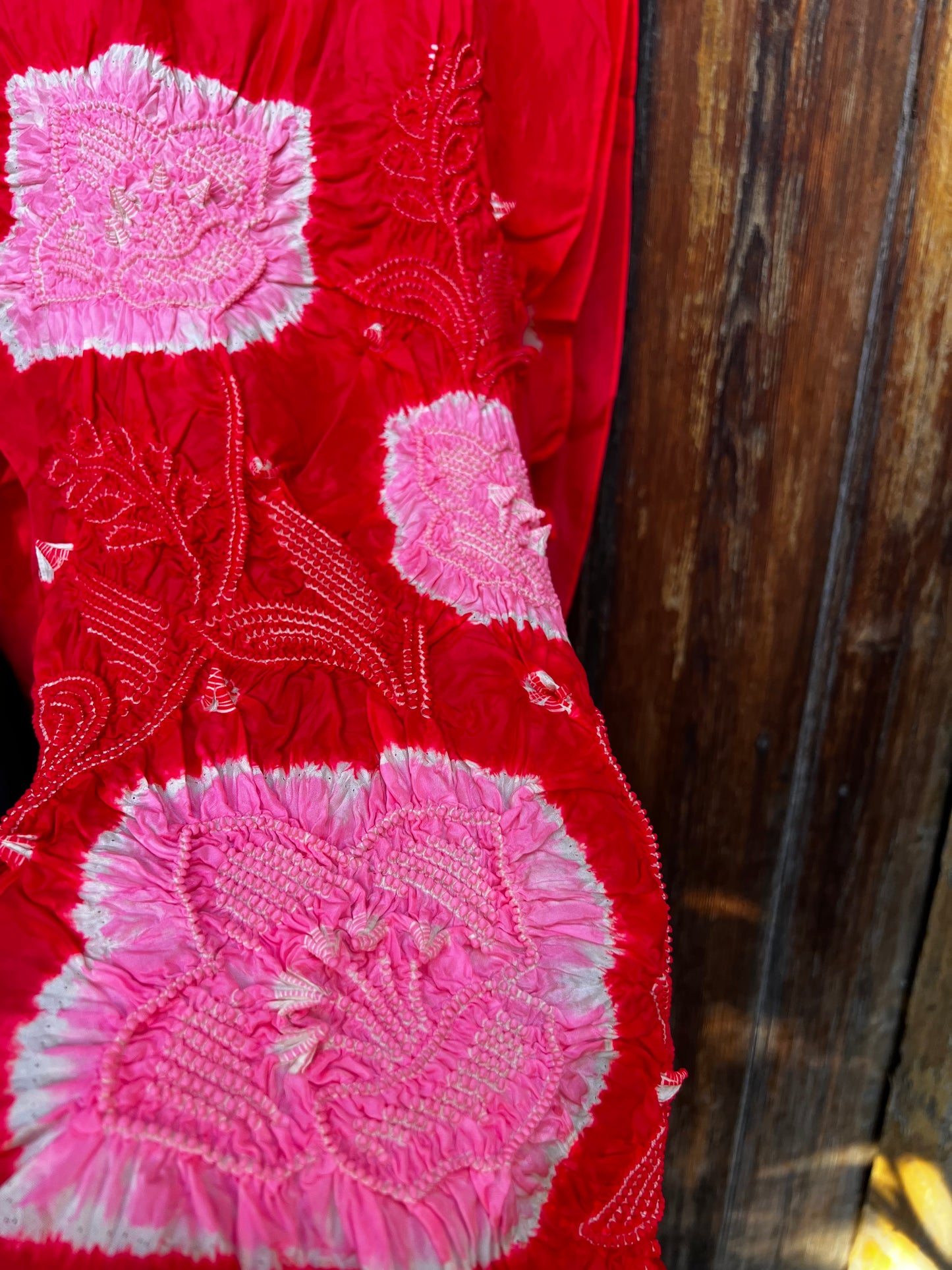 LARGE SILK OBIAGE / SCARF・HIBOTAN 緋牡丹