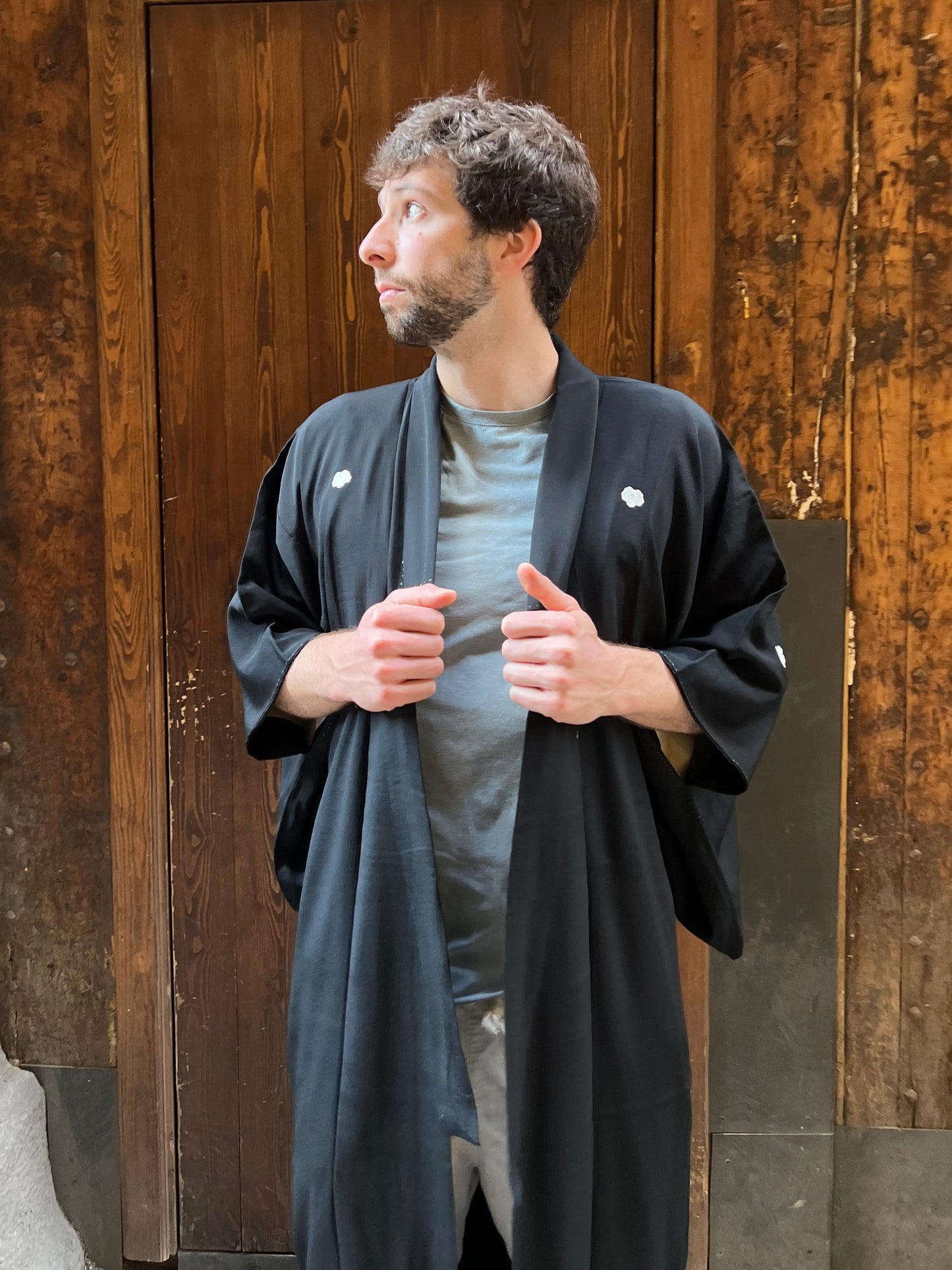 UNISEX KIMONO・KURO KAMON 黒家紋