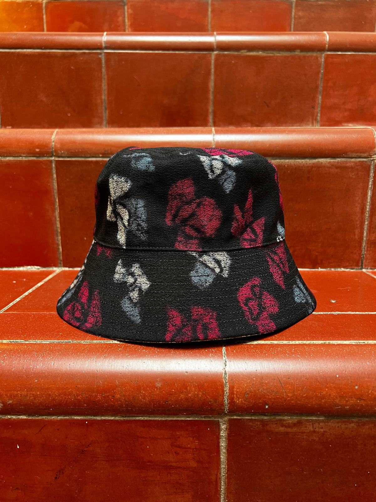 UPCYCLED KIMONO BUCKET HAT・KARAHANA 唐花