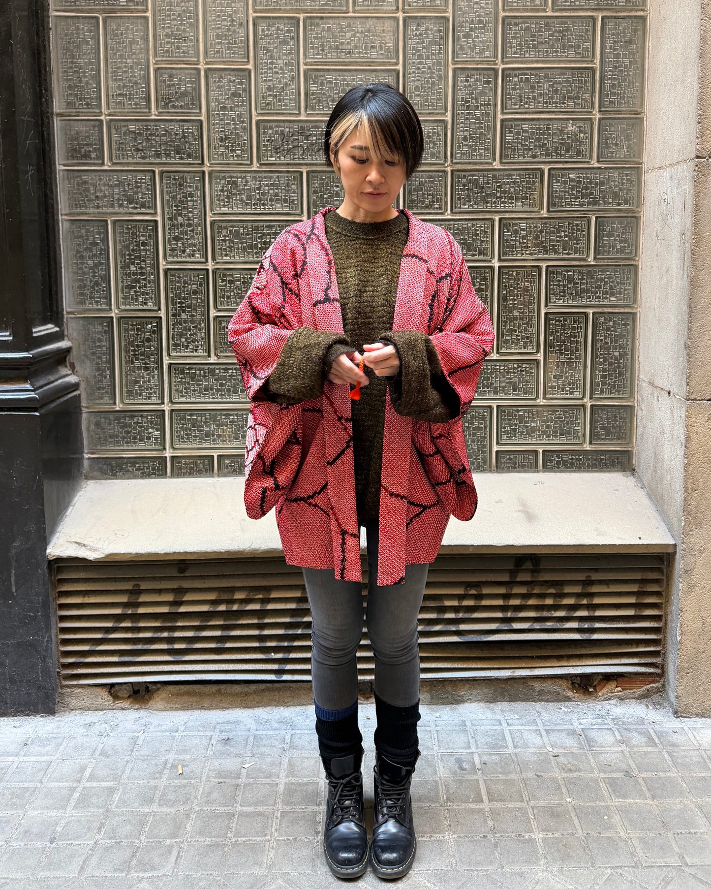 SHIBORI HAORI・TSUBAKI 椿