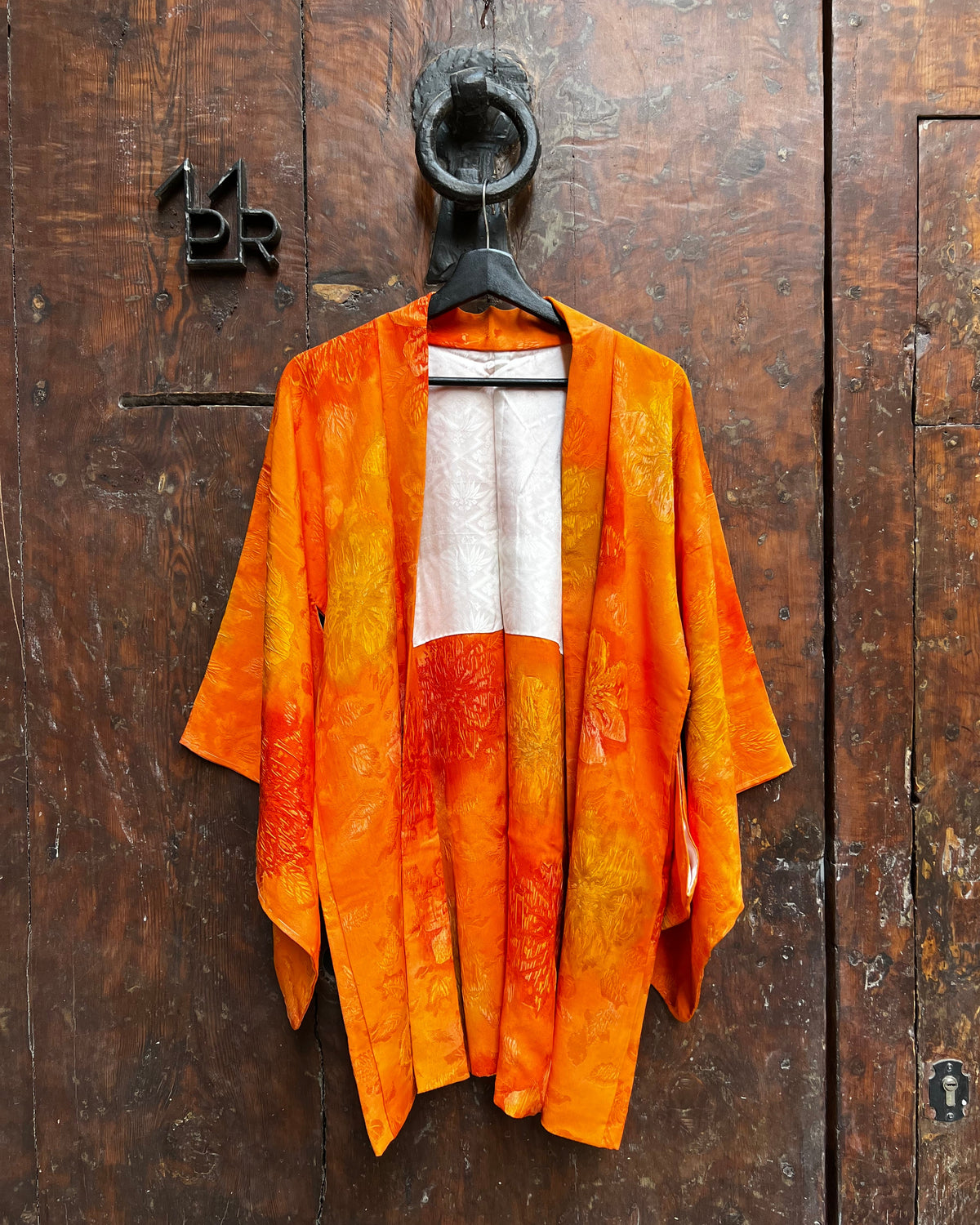CHAQUETA HAORI VINTAGE DE SEDA・KAGEROU 陽炎