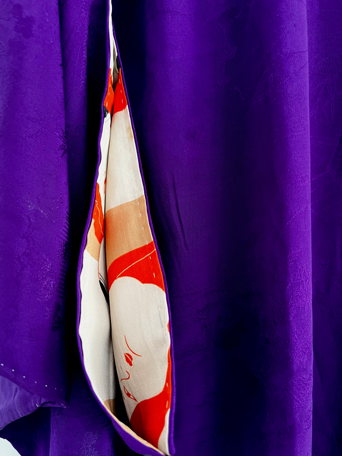 ANTIQUE SILK HAORI JACKET・SHION 紫苑