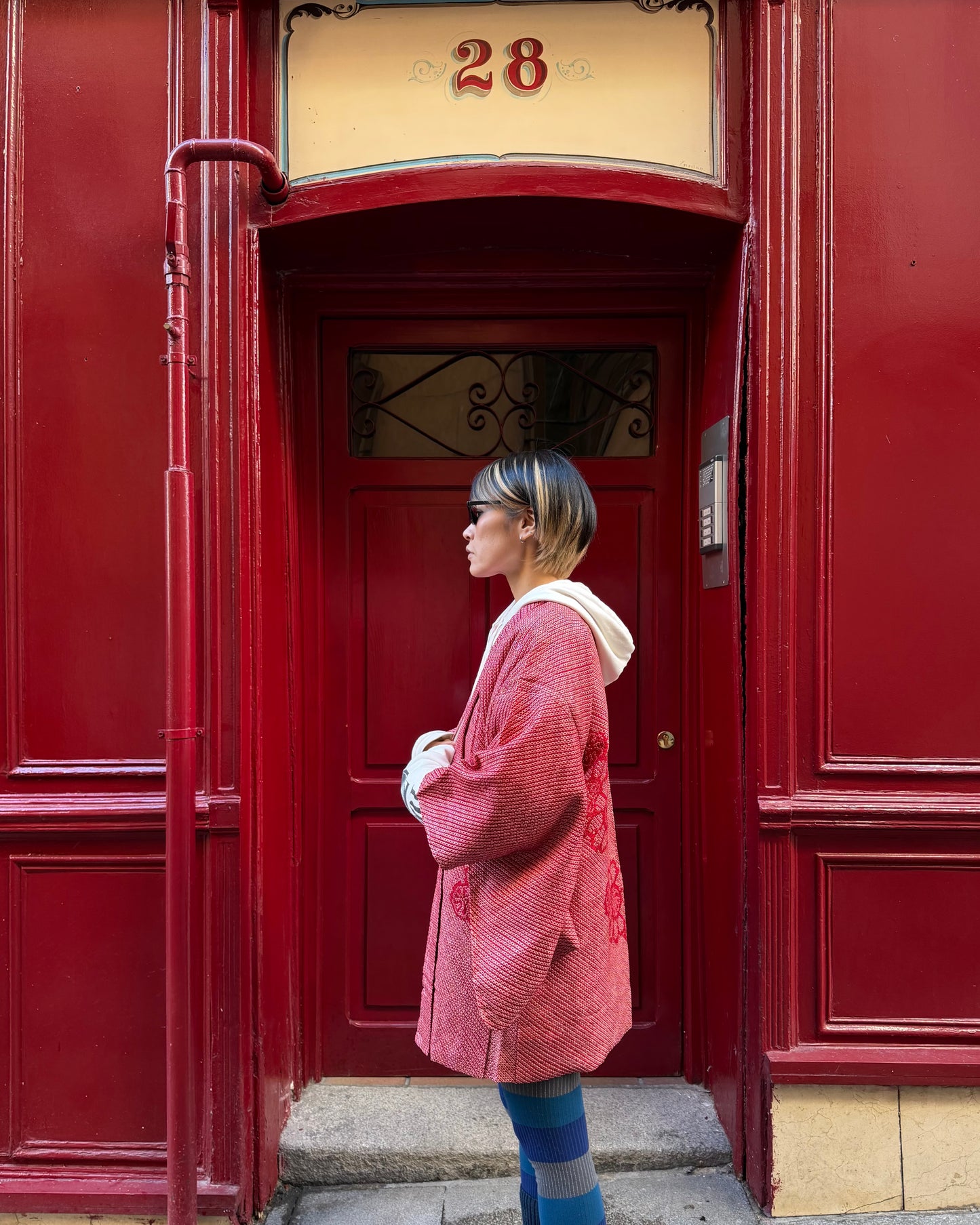 SHIBORI HAORI・RINGO-AME 林檎飴