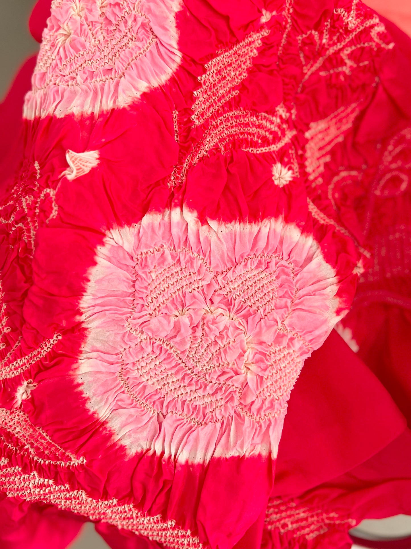 LARGE SILK OBIAGE / SCARF・HIBOTAN 緋牡丹