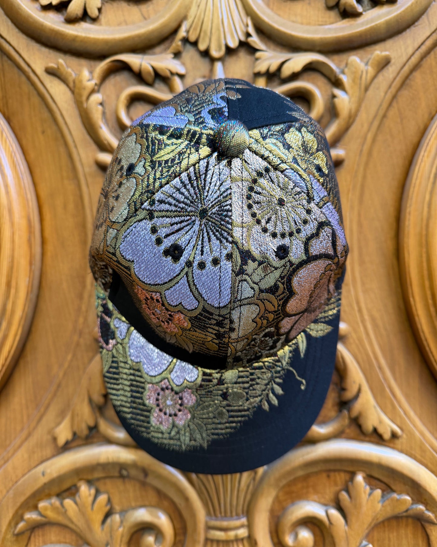 UPCYCLED OBI BASEBALL CAP・KIRAKIRA キラキラ