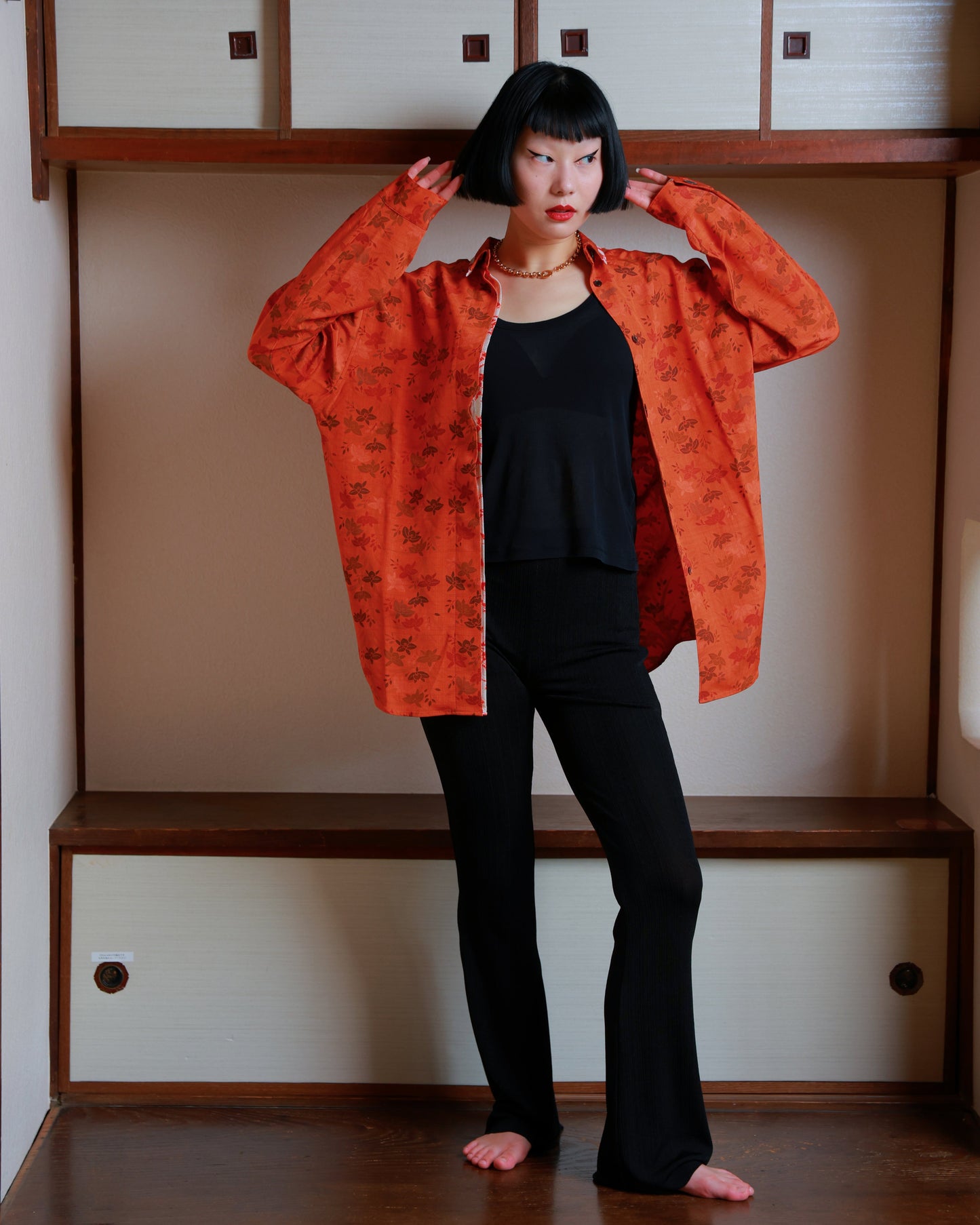 UPCYCLED KIMONO SHIRT・AKIMATSURI 秋祭