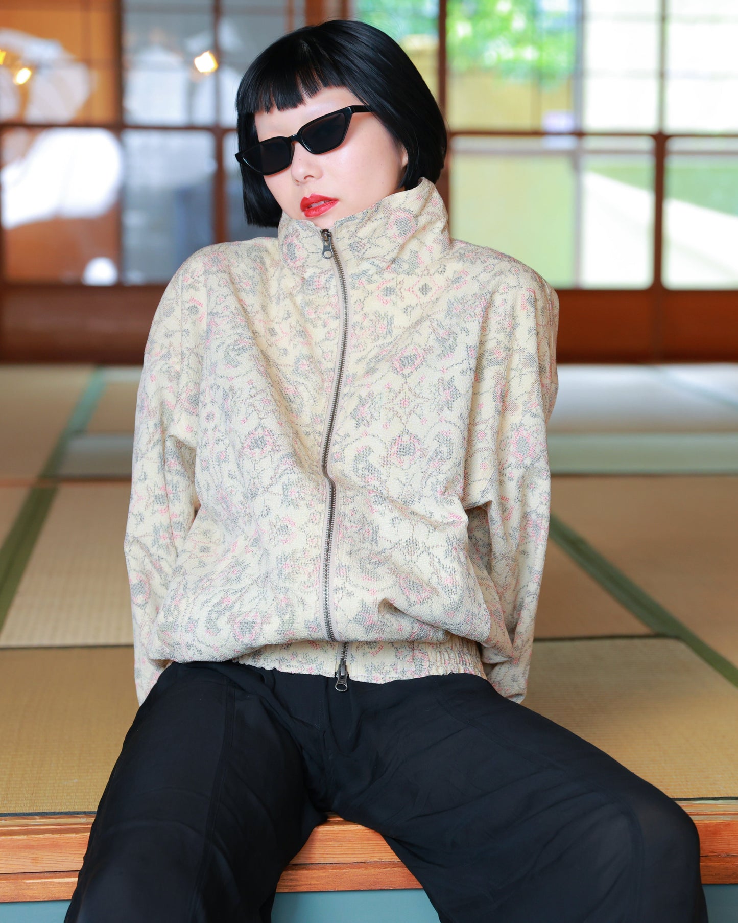 UPCYCLED KIMONO JACKET・MUTSU NO HANA 六花
