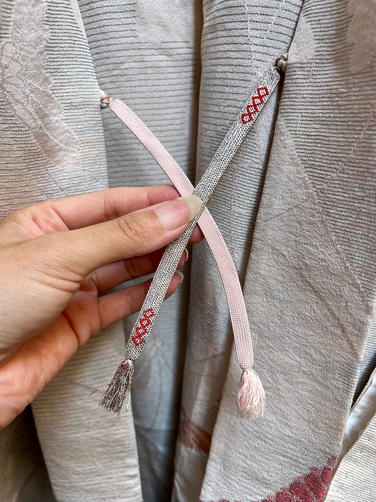 VINTAGE SILK HAORI JACKET・SHIROCHŌ 白蝶