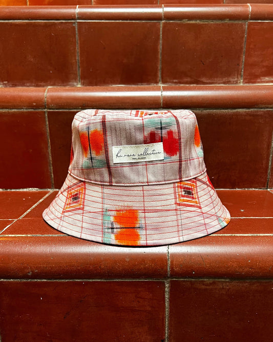UPCYCLED KIMONO BUCKET HAT・FRUIT PUNCH フルーツポンチ
