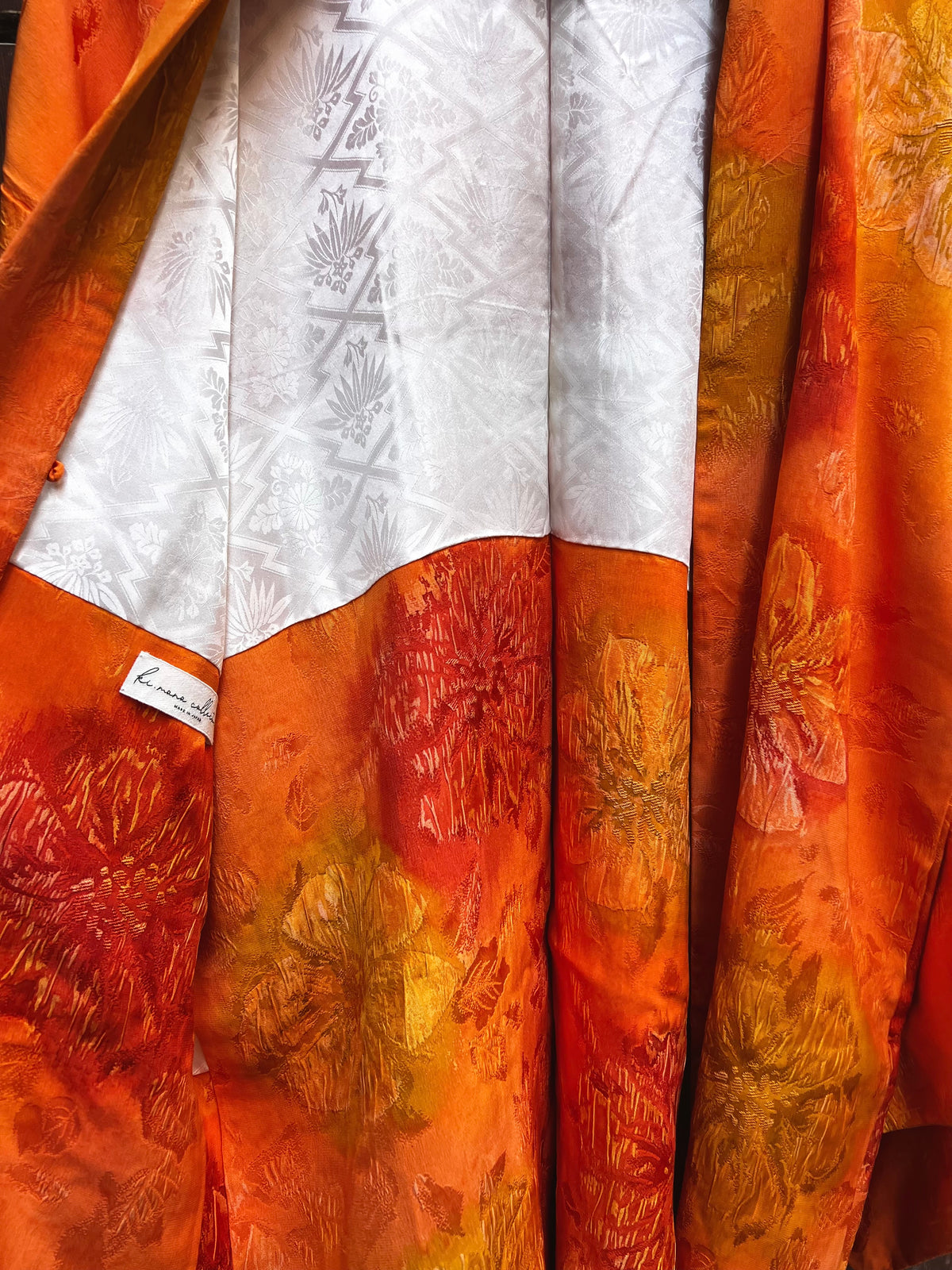 CHAQUETA HAORI VINTAGE DE SEDA・KAGEROU 陽炎