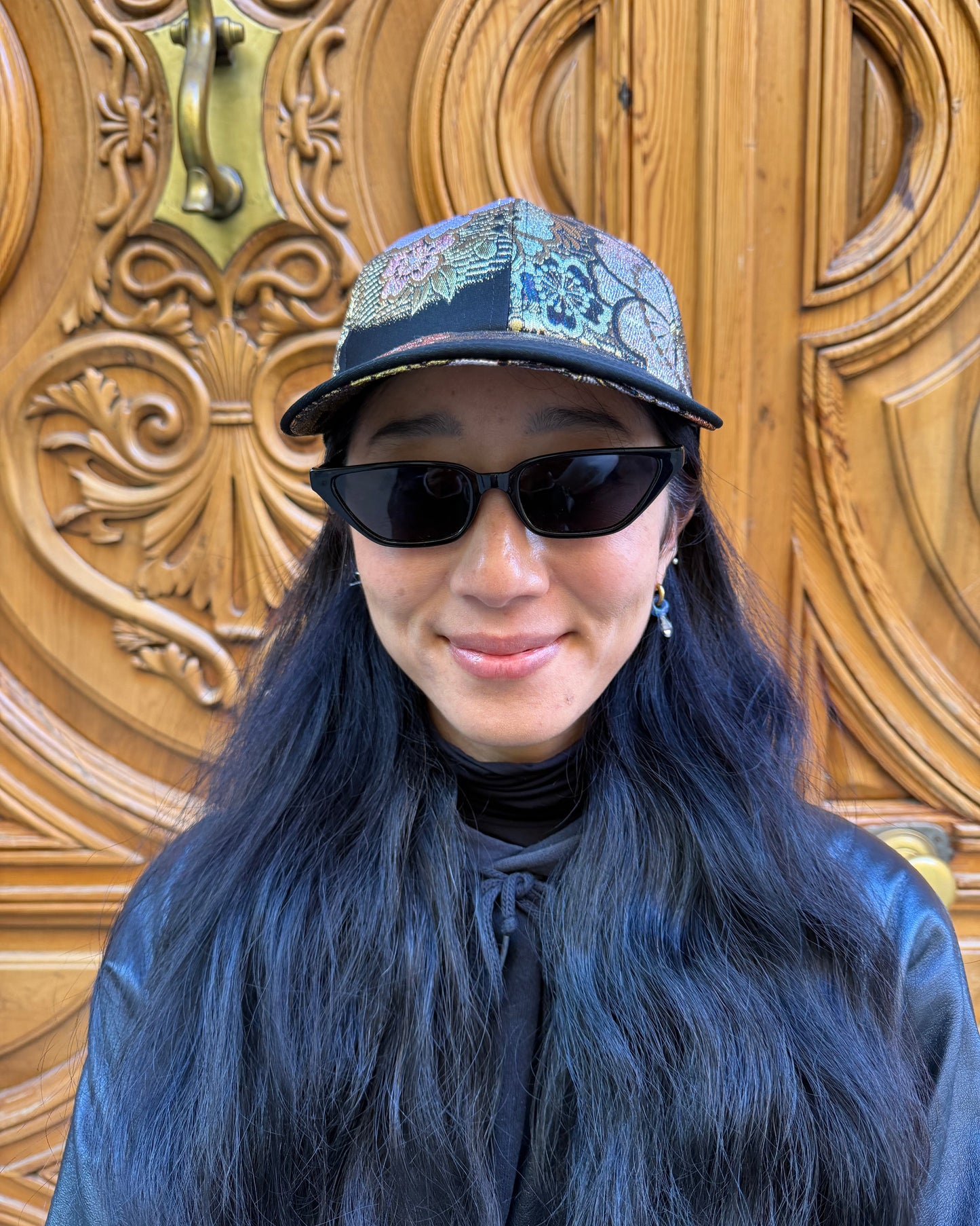 UPCYCLED OBI BASEBALL CAP・KIRAKIRA キラキラ