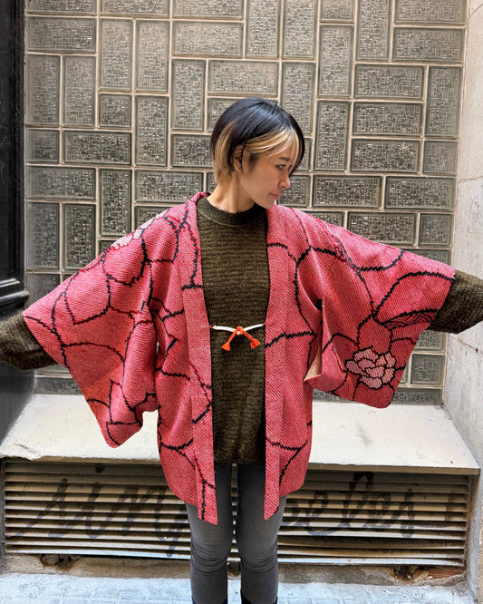 SHIBORI HAORI・TSUBAKI 椿