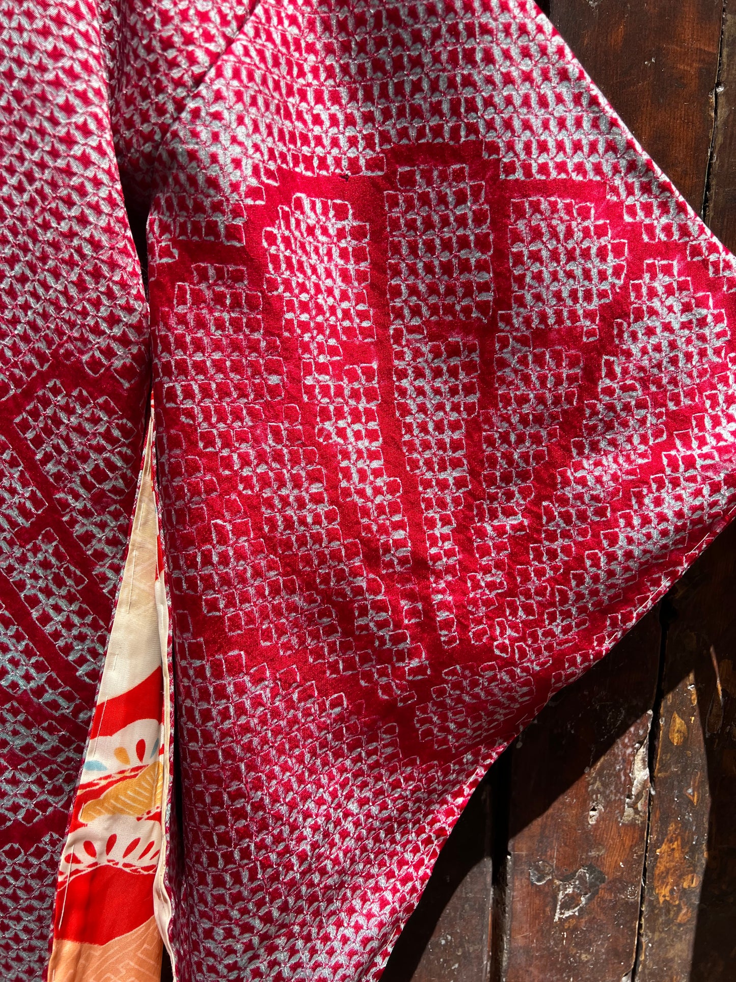 Antique Shibori Haori・HIOHGI 緋扇