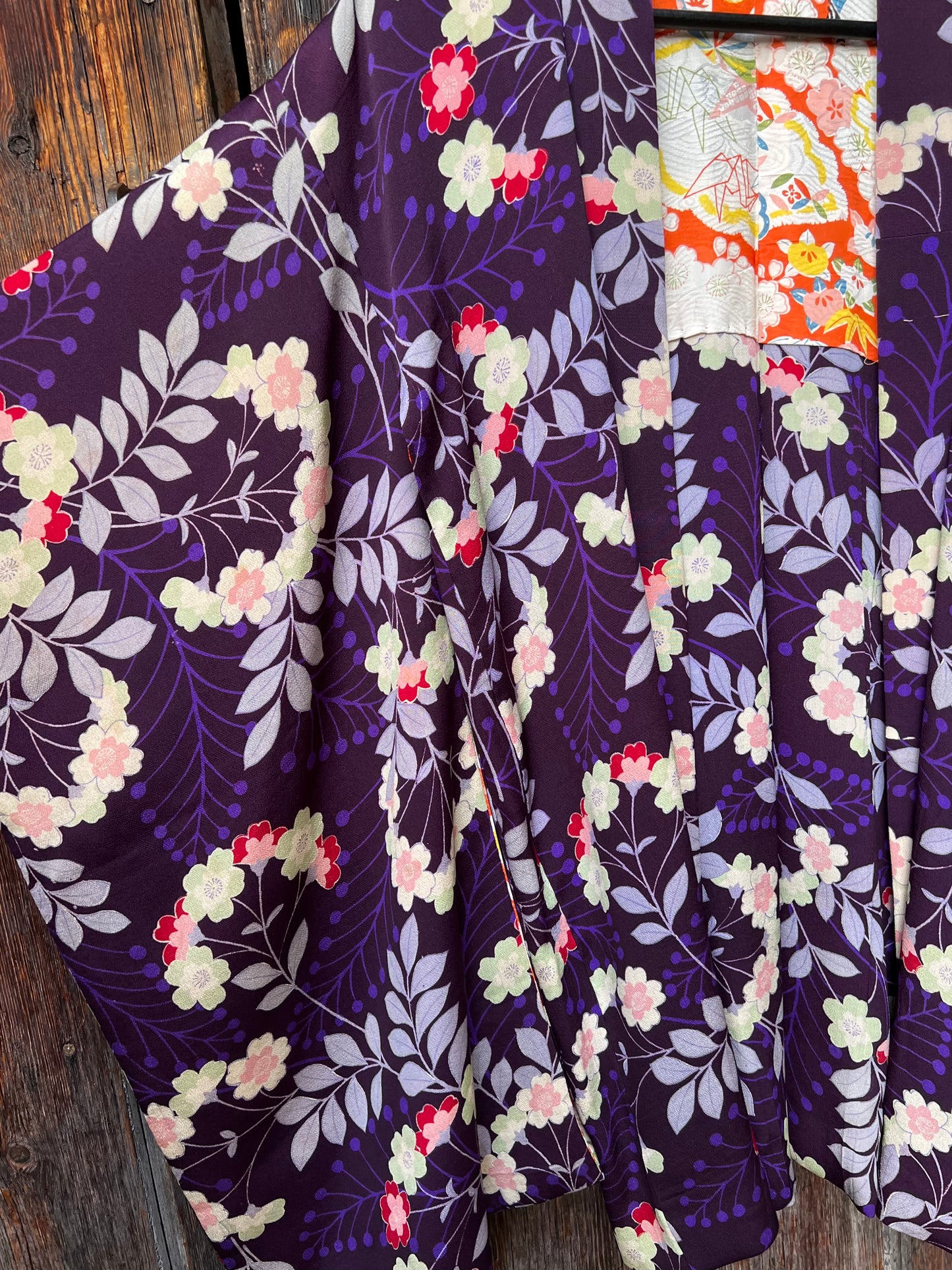 Vintage Silk Haori Jacket・HANA KANMURI・花冠