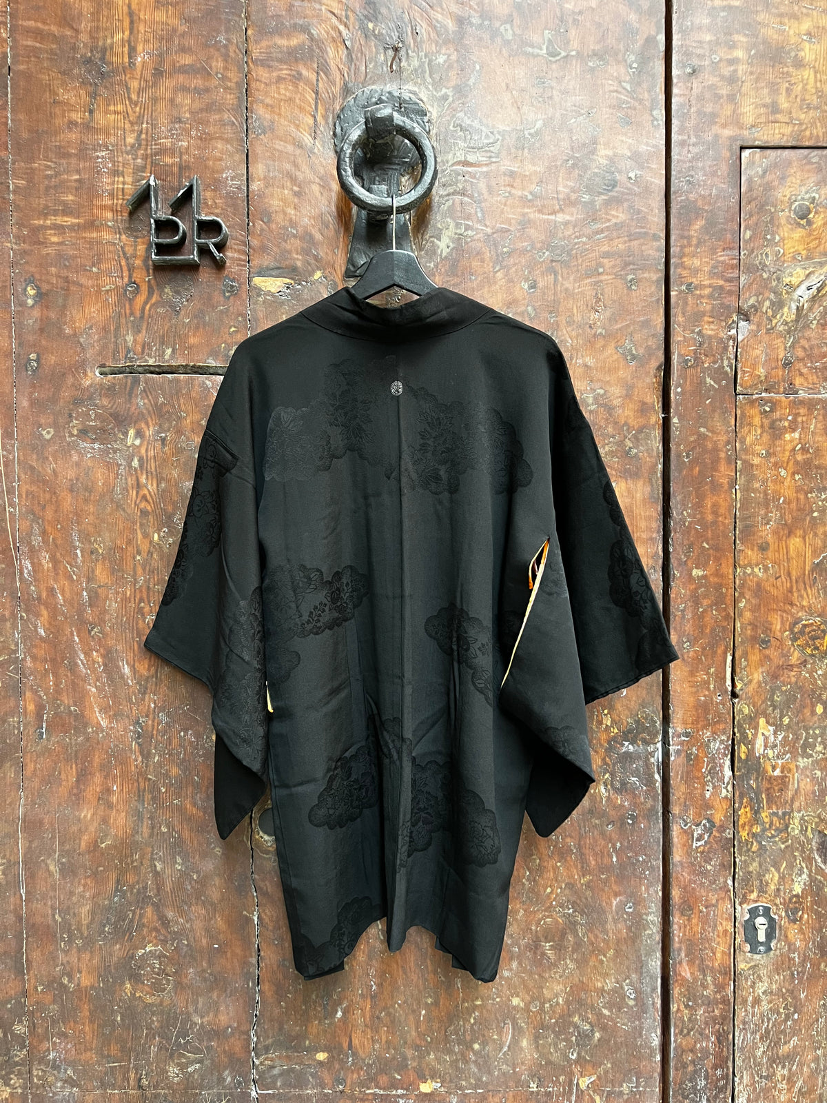 Vintage Partial Shibori Silk Haori Jacket · YŪHI 夕陽