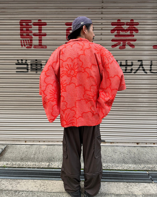 Vintage Shibori Haori Jacket・SHUKA 朱華