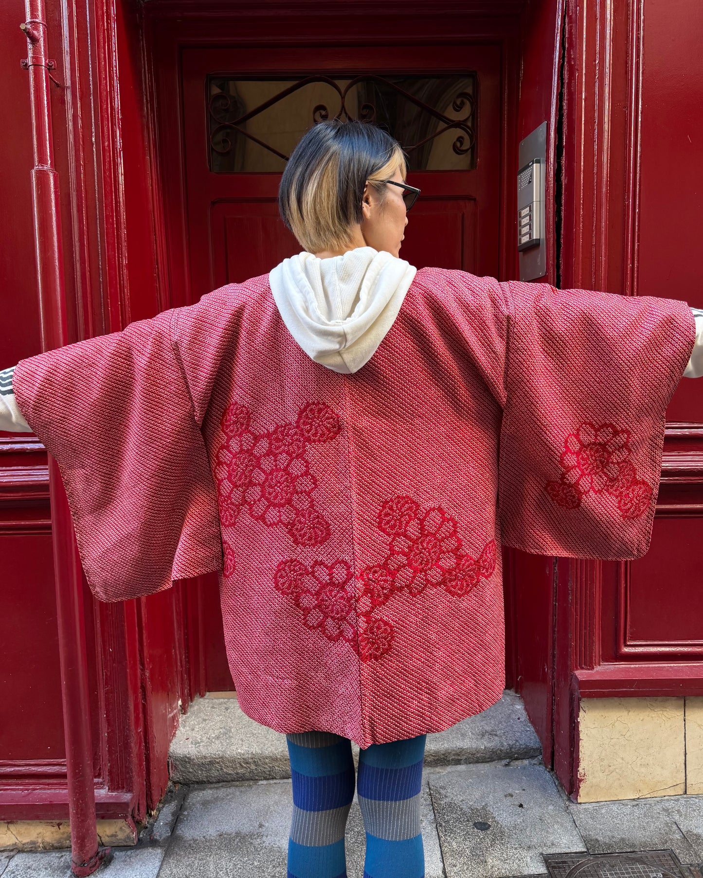 SHIBORI HAORI・RINGO-AME 林檎飴