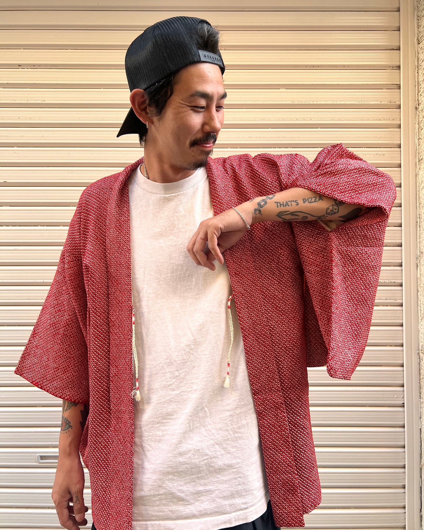 SHIBORI HAORI・AKAGUMI 紅組