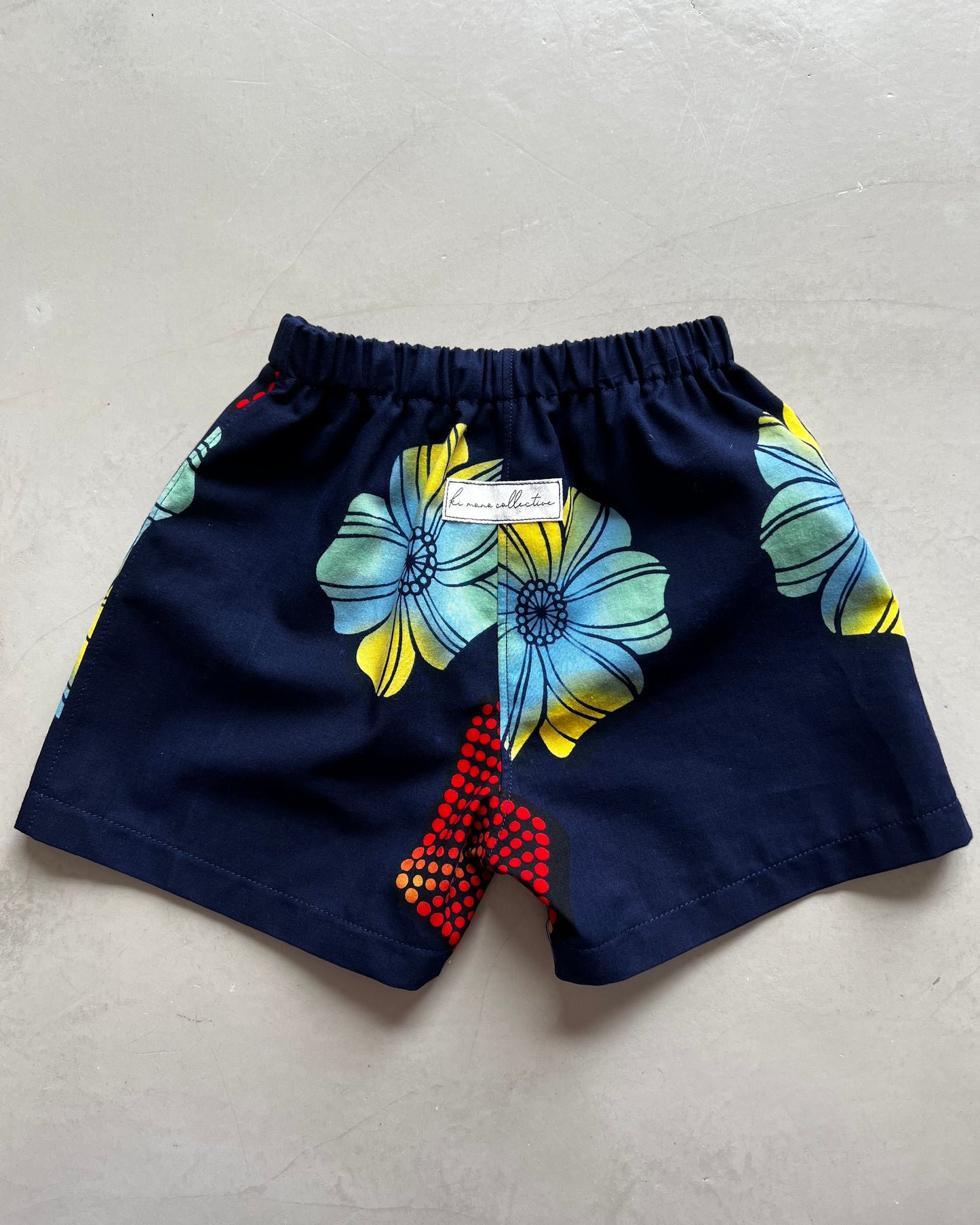 Upcycled Cotton Shorts 2-3 year old・YAKA 夜華