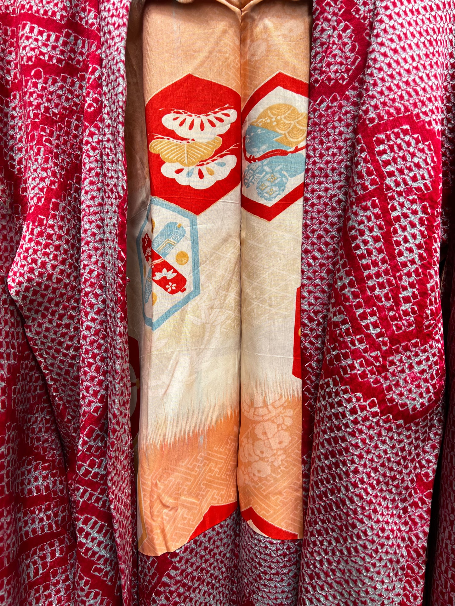 Antique Shibori Haori・HIOHGI 緋扇