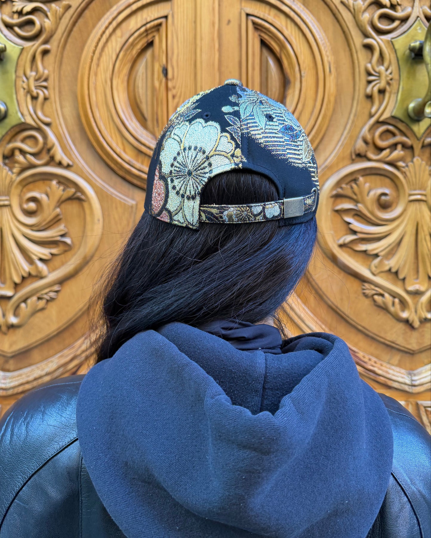 UPCYCLED OBI BASEBALL CAP・KIRAKIRA キラキラ