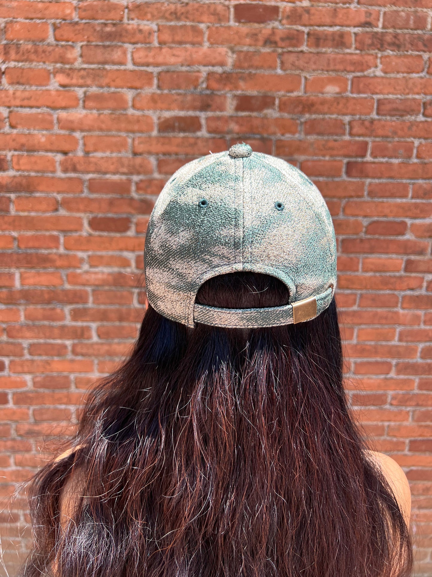 UPCYCLED OBI BASEBALL CAP・HUKAMIDORI 深緑