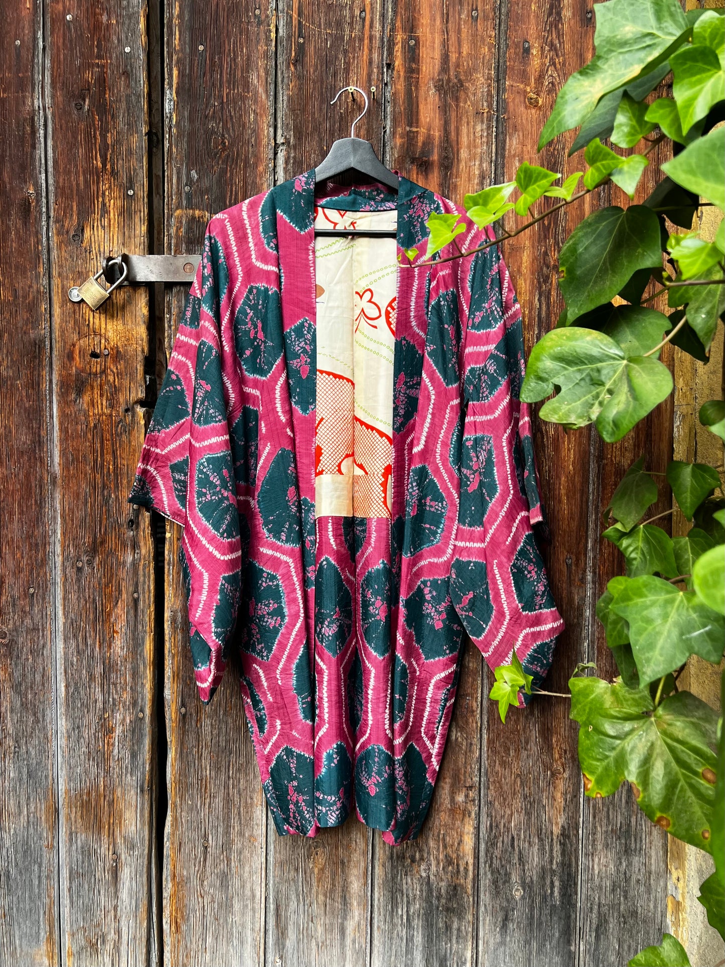 Vintage Silk Haori Jacket・BENISUI・紅翠