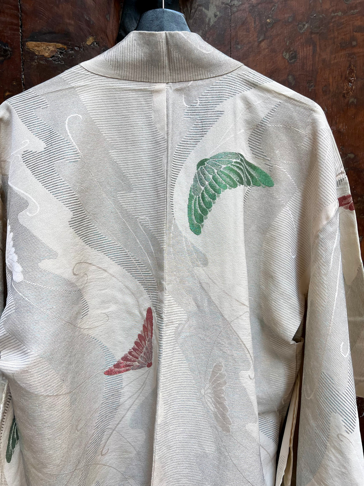 VINTAGE SILK HAORI JACKET・SHIROCHŌ 白蝶