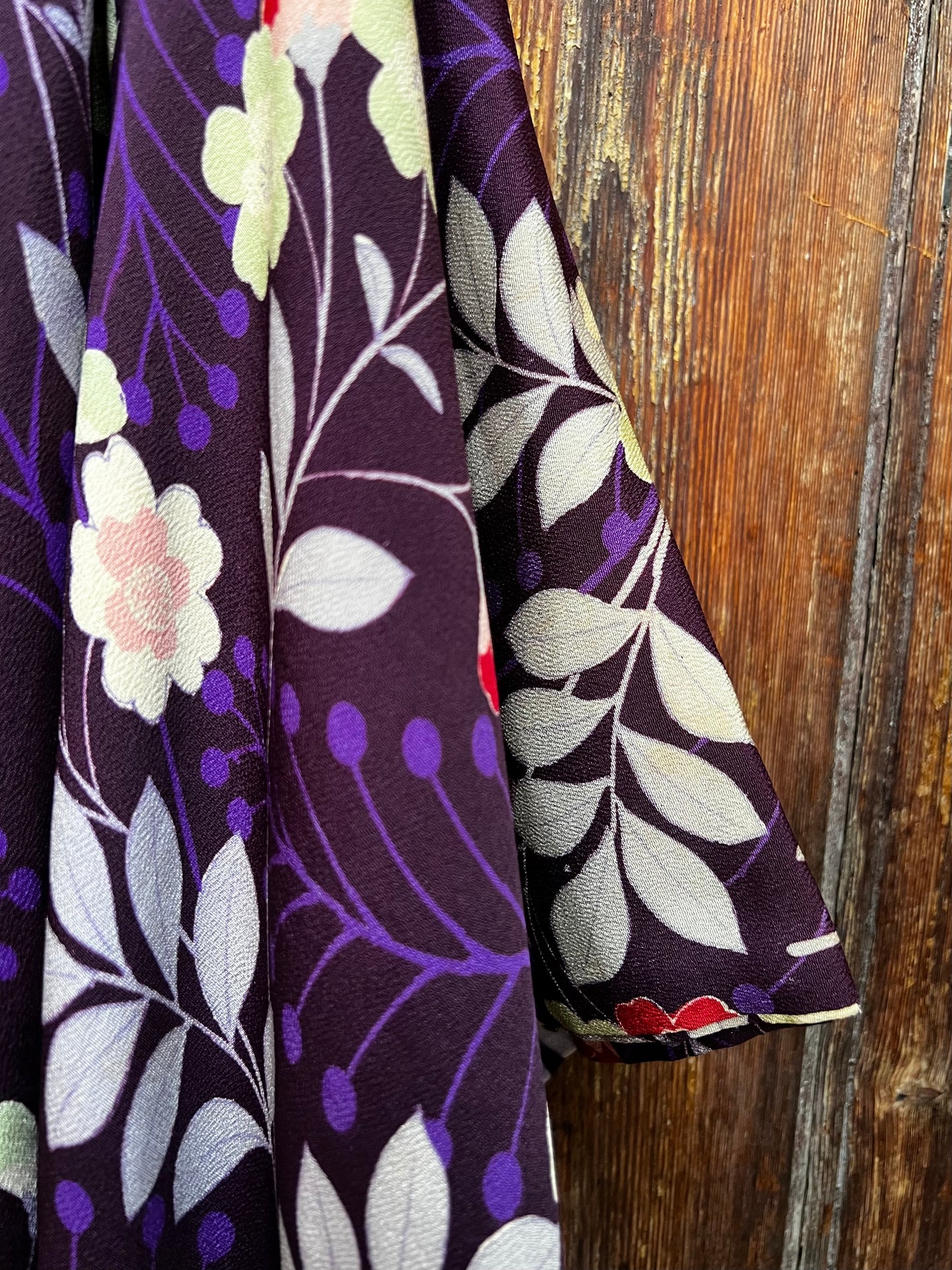 Vintage Silk Haori Jacket・HANA KANMURI・花冠