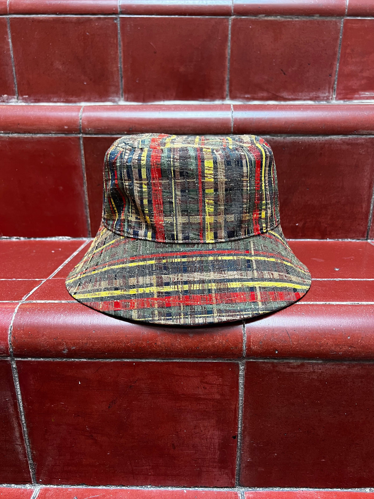 UPCYCLED KIMONO BUCKET HAT・FRUIT PUNCH フルーツポンチ