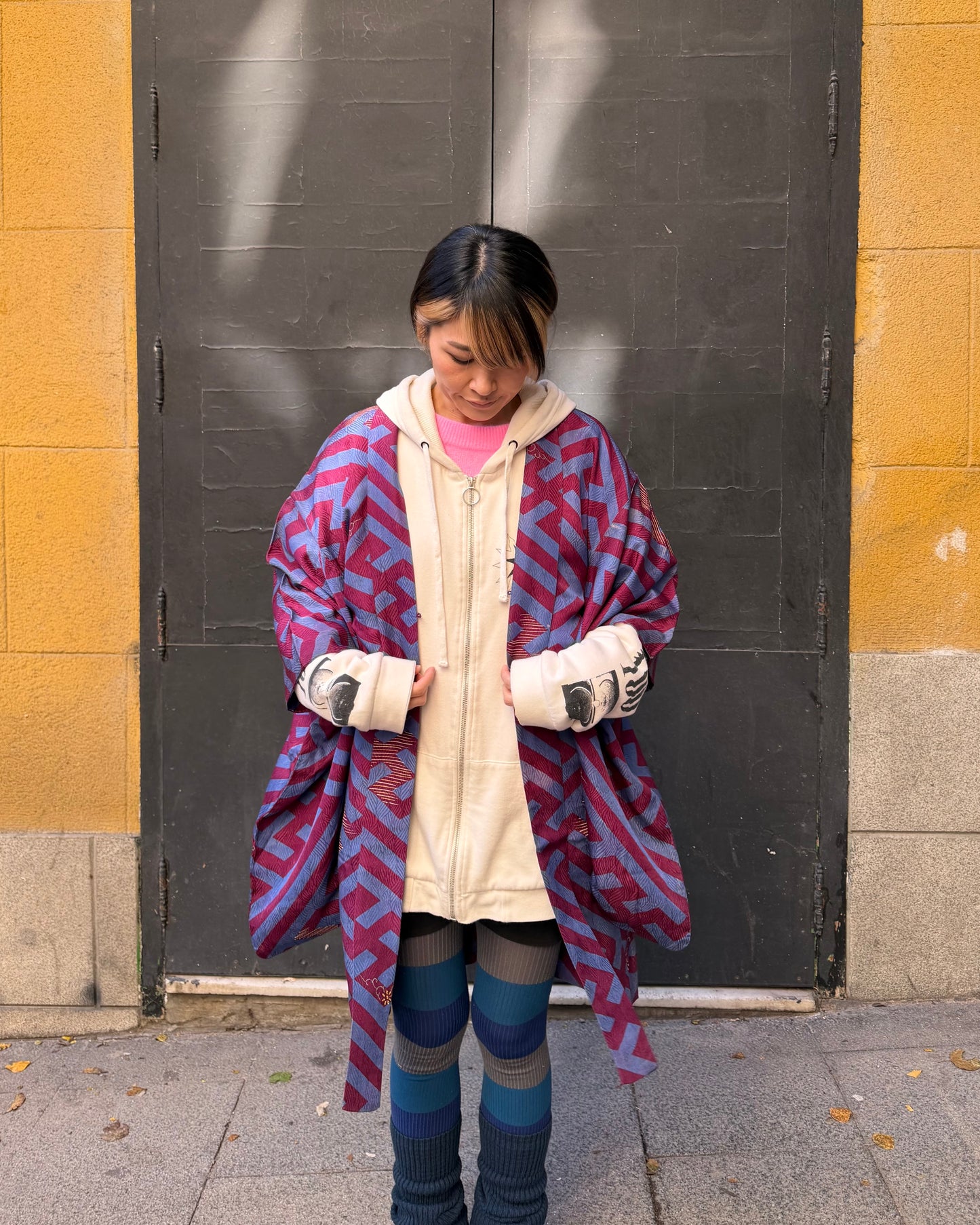 ANTIQUE HAORI・MANZIGARA マンジ柄