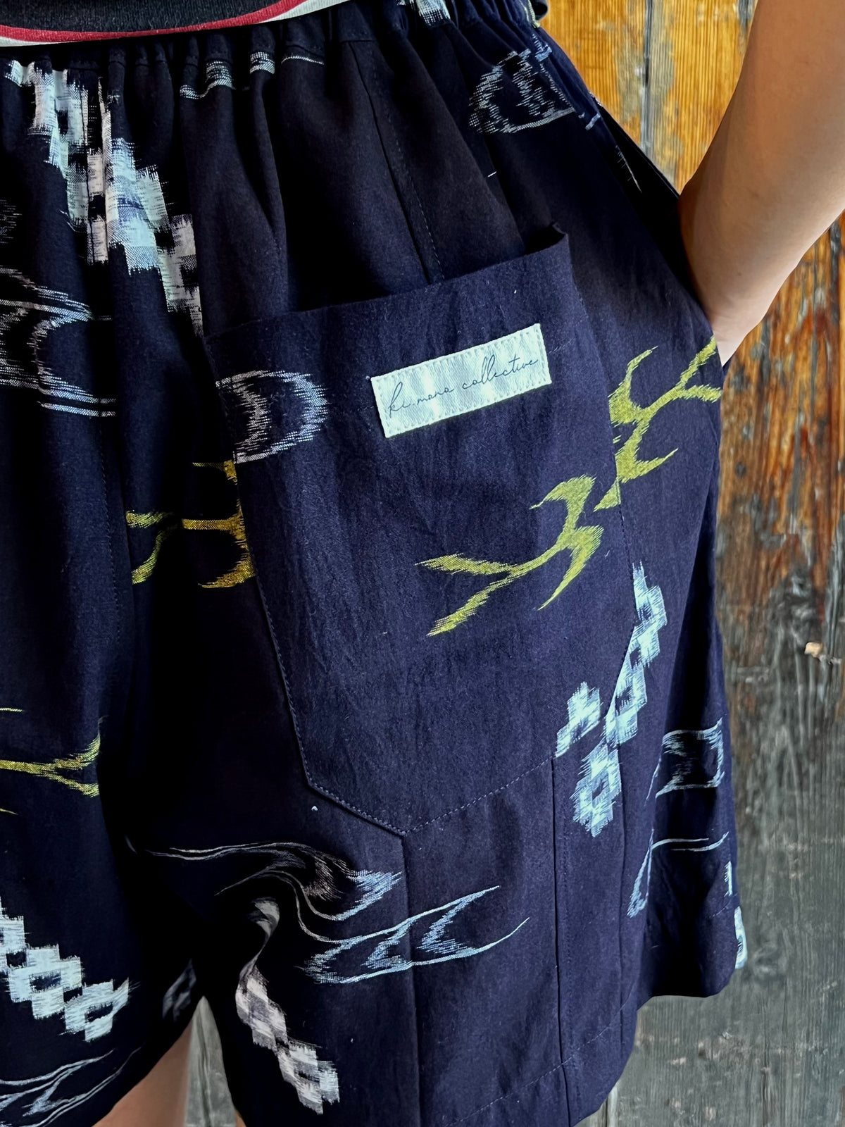 YUKATA SHORTS・KUROHA 黒葉 Mid Length