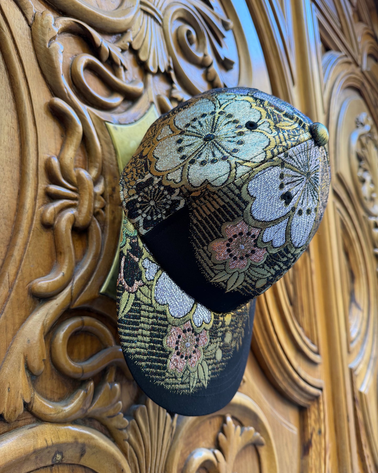 UPCYCLED OBI BASEBALL CAP・KIRAKIRA キラキラ