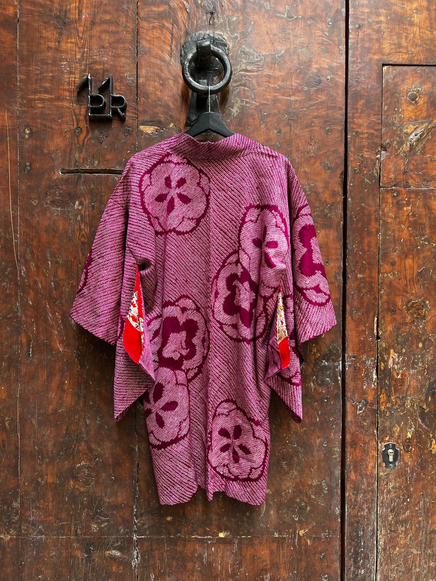Antique Shibori Haori・Purple  BUDOU AME ぶどう飴