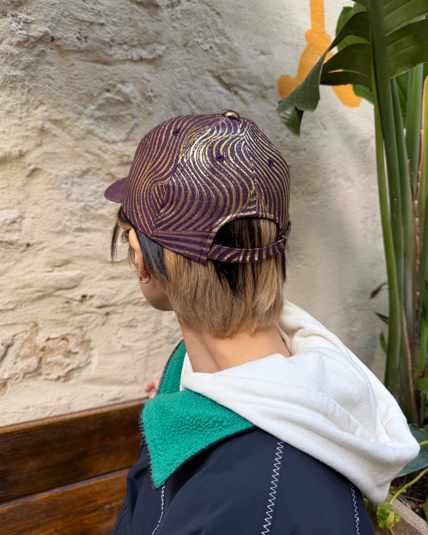 UPCYCLED OBI BASEBALL CAP・KIBATSU 奇抜