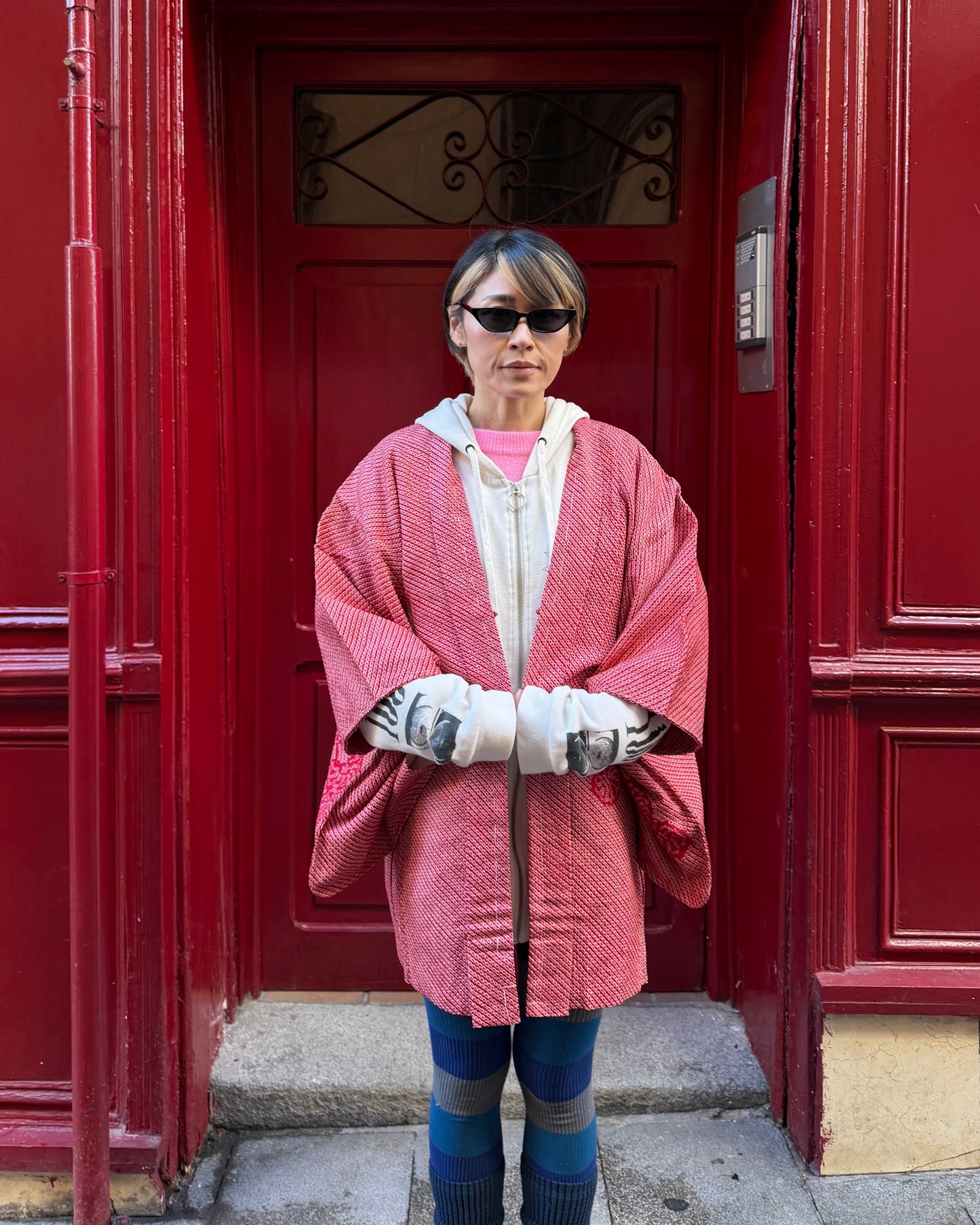 SHIBORI HAORI・RINGO-AME 林檎飴